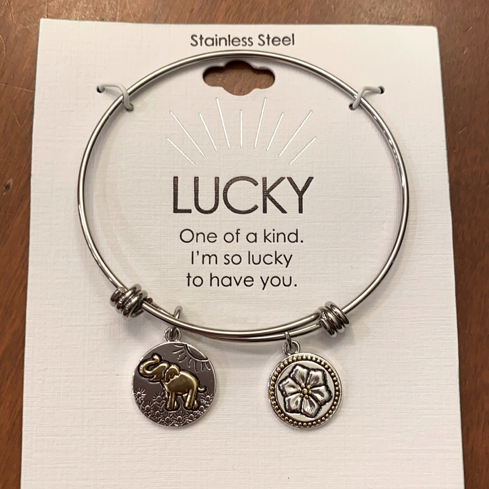 Lucky to have you bracelet